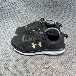 Under Armour Charged Assert 4E Wide Black Shoes Size 8 Women’s
